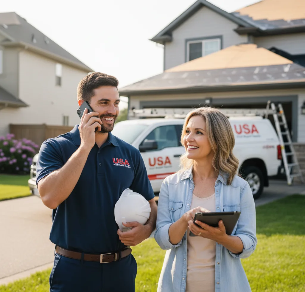 USA Roof Repair Experts customer support in Manor